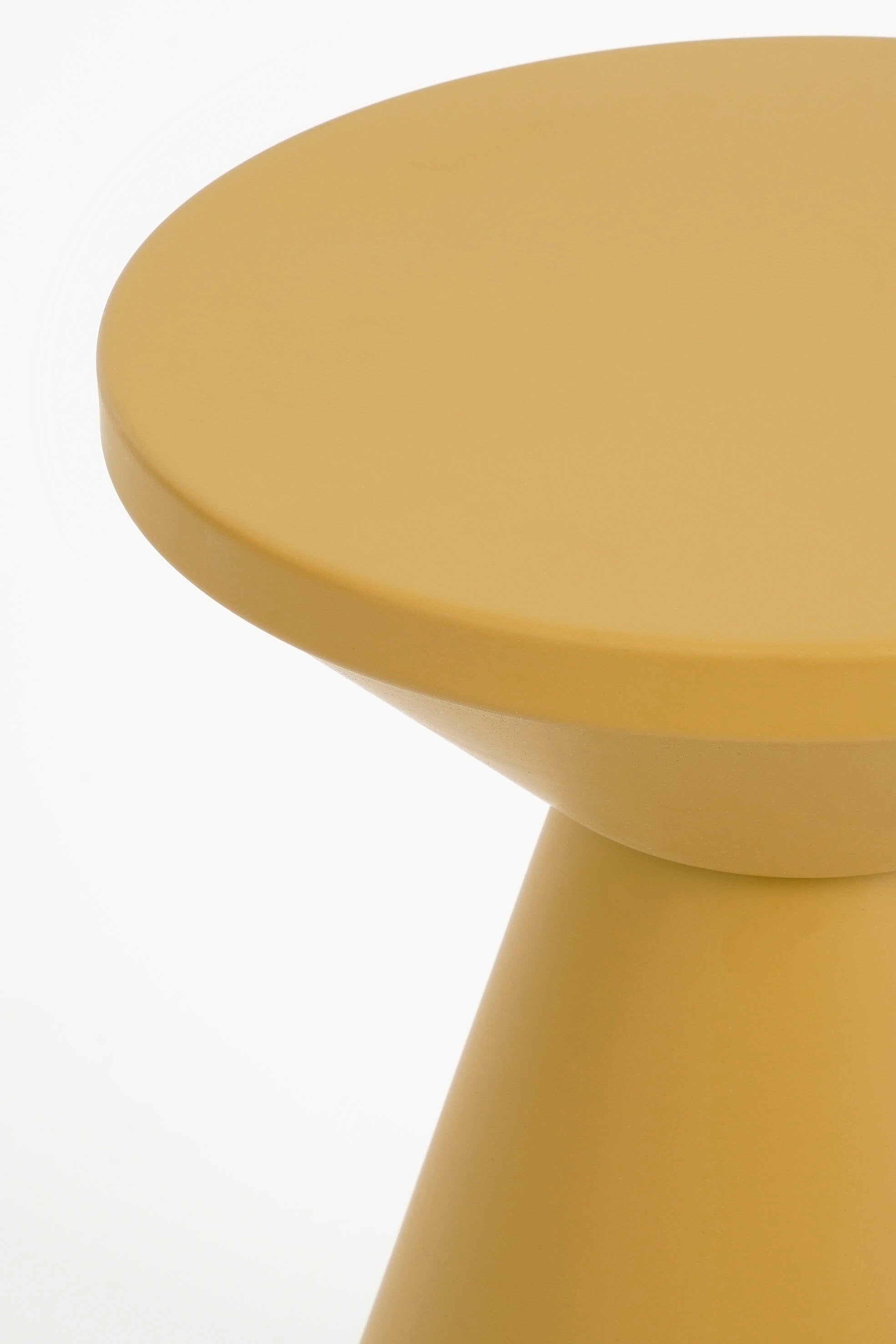 Jim Side Table - H45 X Ø31 Cm - Iron - Ochre