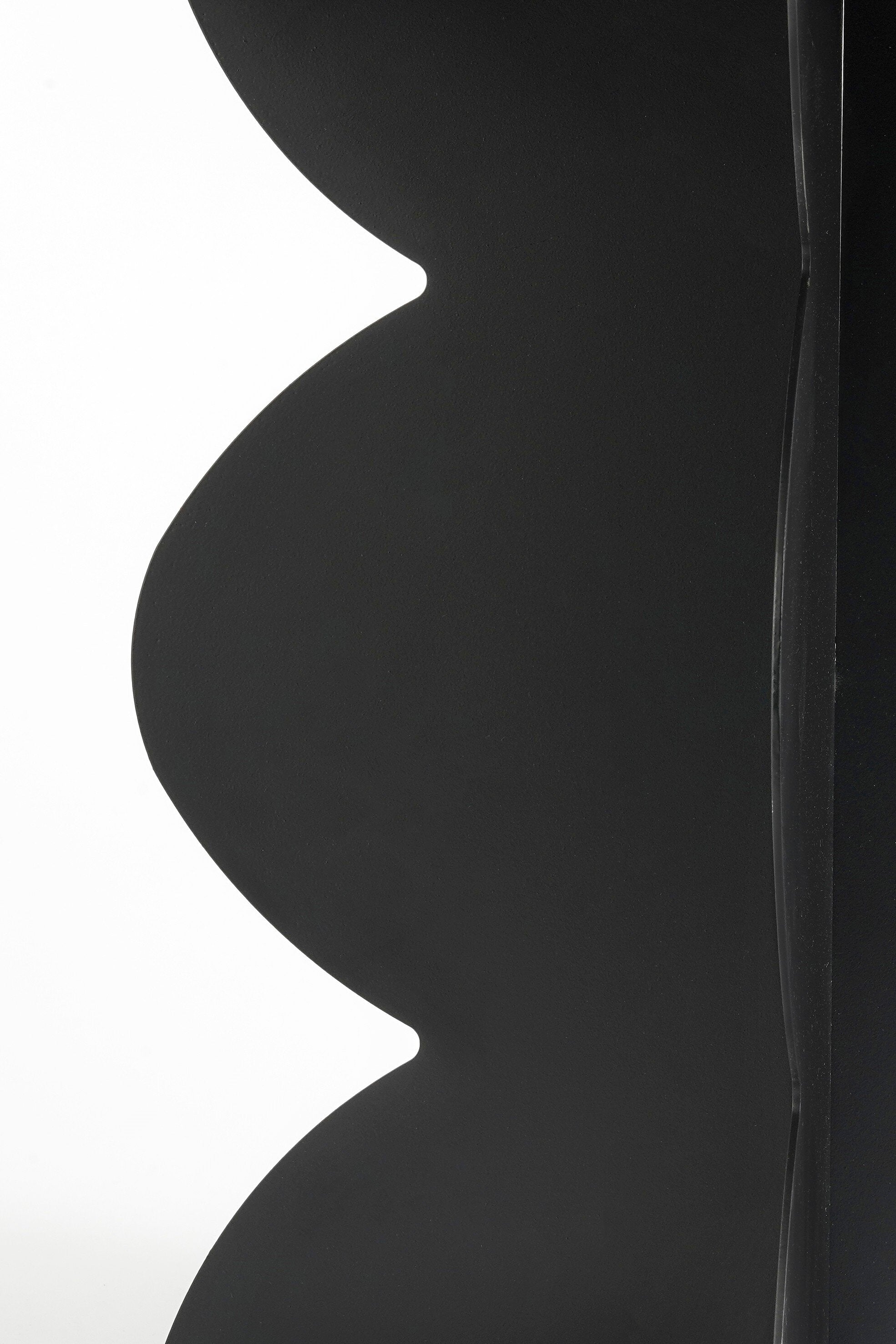 Rafi Side Table - H40 X Ø45 Cm - Iron - Black