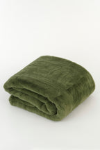 Bronte Fleece Blanket - L200 X W150 Cm - Dark Green