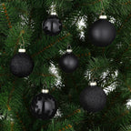 MICA DECORATIONS KERSTBALLEN SET 42 STUKS ZWART Ø7CM - Tuincentrum Lopik