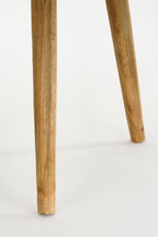 Bold Side Table Recycled Wood Brown - H42,5Xd40Cm