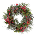 Randell Christmas Wreath - Ø50 Cm - Red
