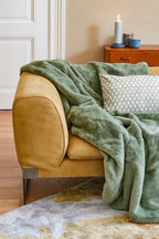 Bronte Fleece Blanket - L200 X W150 Cm - Dark Green