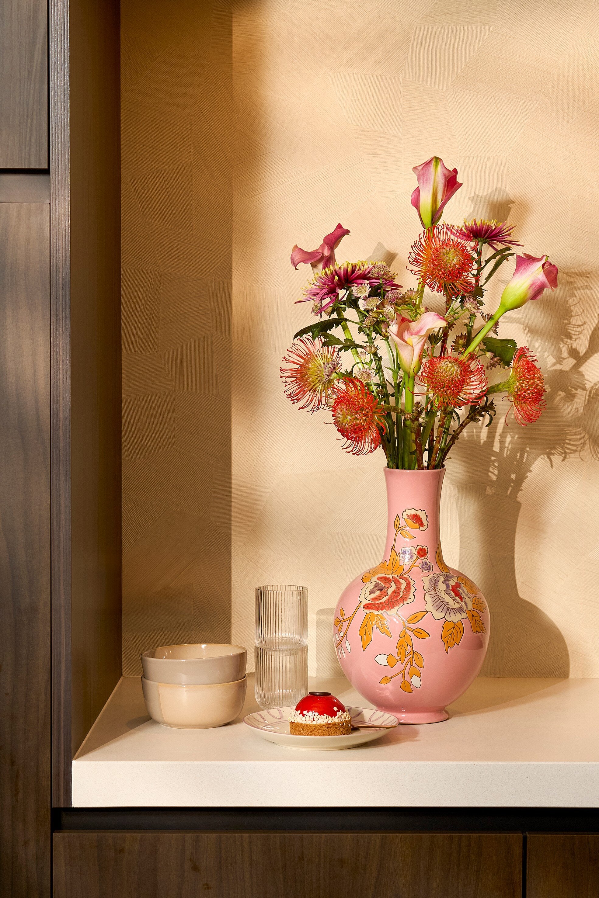 Eloise Vase Pink - H36Xd22Cm