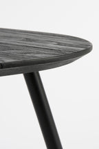Jailey Side Table Black Set Of 2 - L84Xw39Xh39Cm