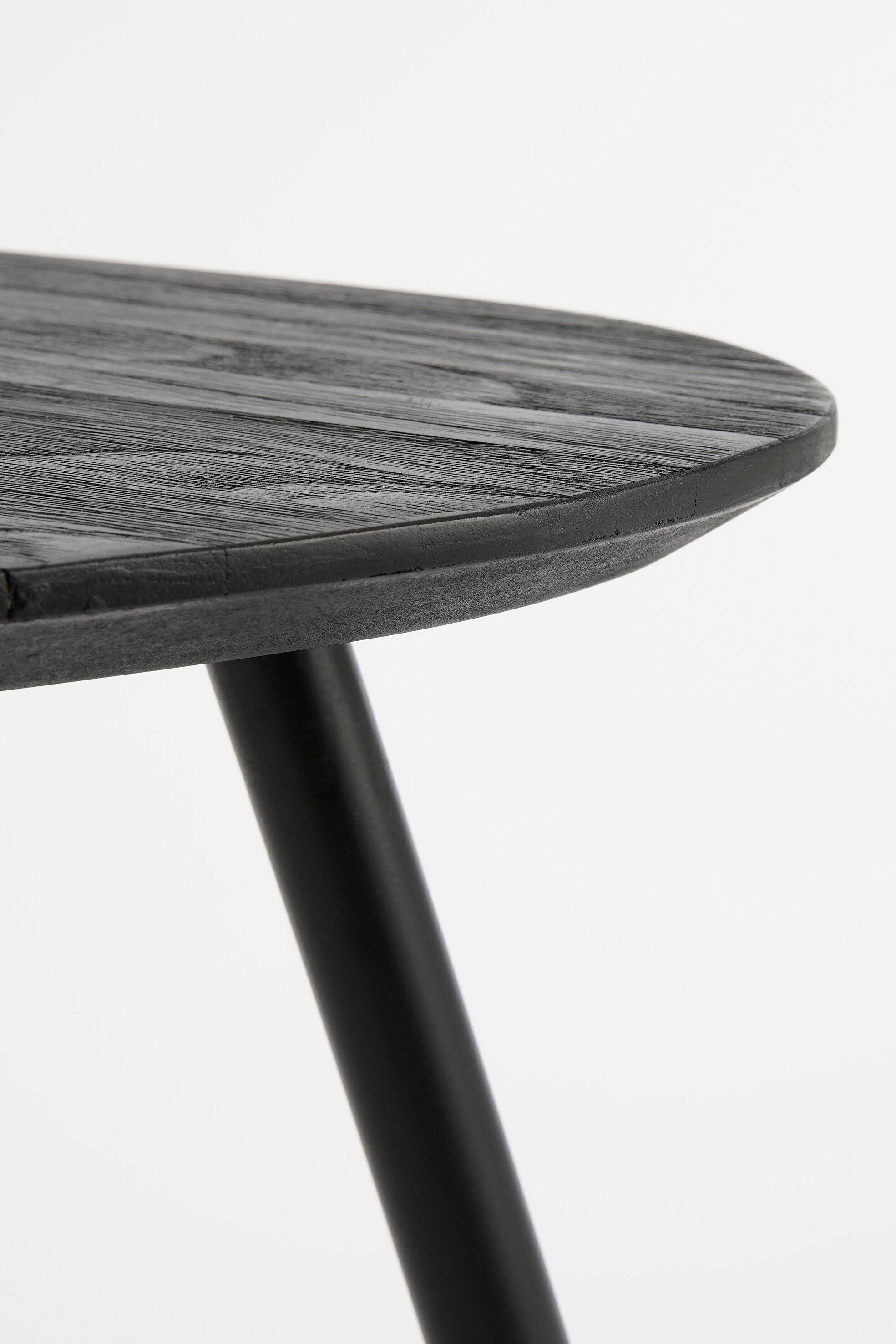 Jailey Side Table Black Set Of 2 - L84Xw39Xh39Cm
