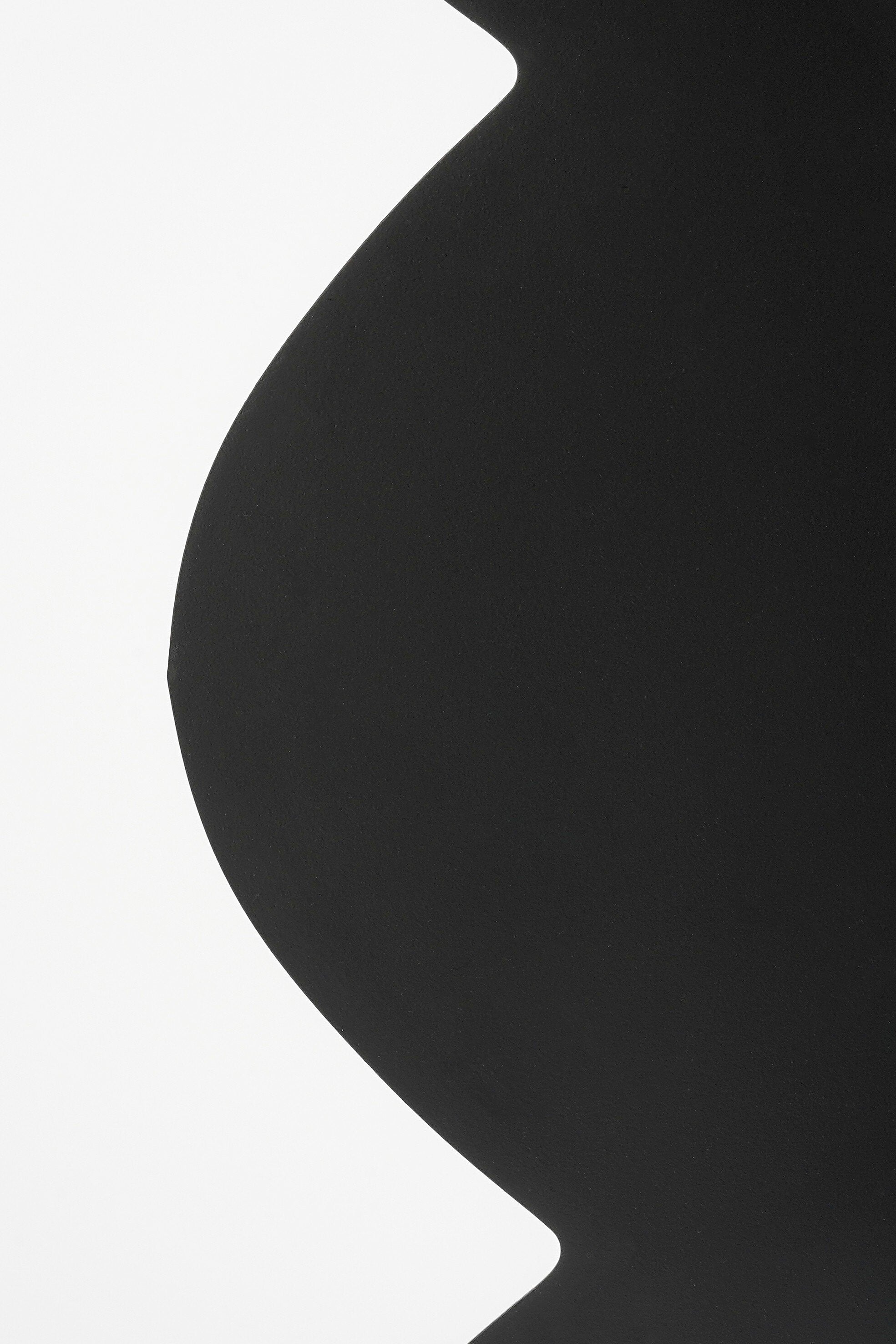 Rafi Side Table - H50 X Ø40 Cm - Iron - Black