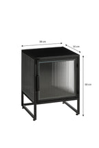 Clifton Cabinet Black - L38Xw35Xh50Cm