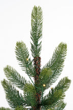 Nagoya Set Of 2 Christmas Trees And 1 Wreath For Outdoor Use With Led Lights And Timer Function - H90 X Ø45 Cm - Green
