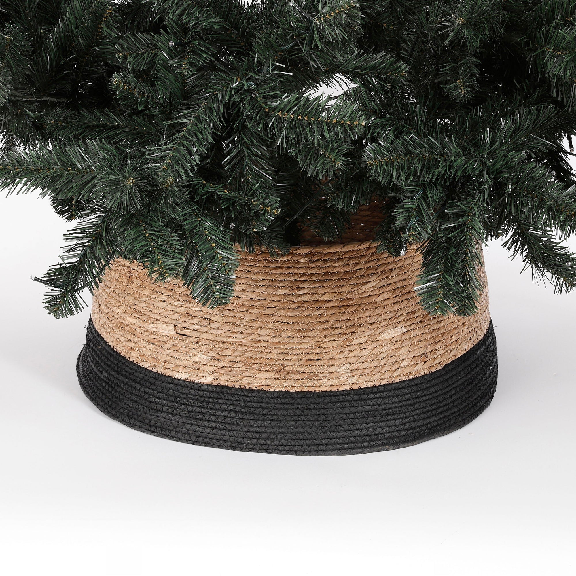 Christmas Tree Skirt - H26 X Ø58 Cm - Seagrass - Black