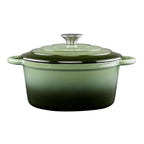 ALPINA GIETIJZEREN BRAADPAN 24CM GROEN - Tuincentrum Lopik