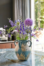 Caldo Vase D. Blue - L28Xw28Xh36Cm