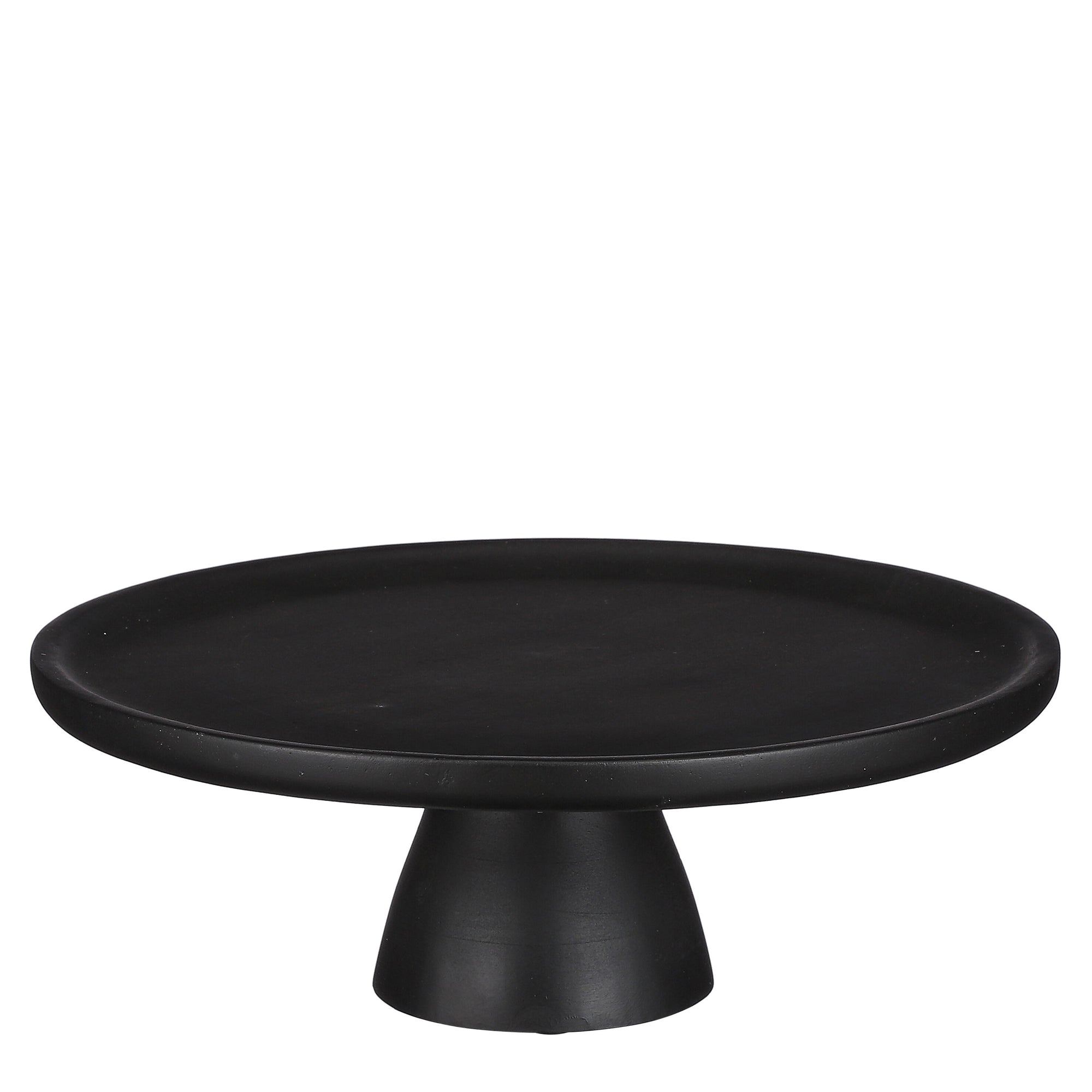 Tallo Cake Stand Black Fsc 100% - H10Xd30Cm