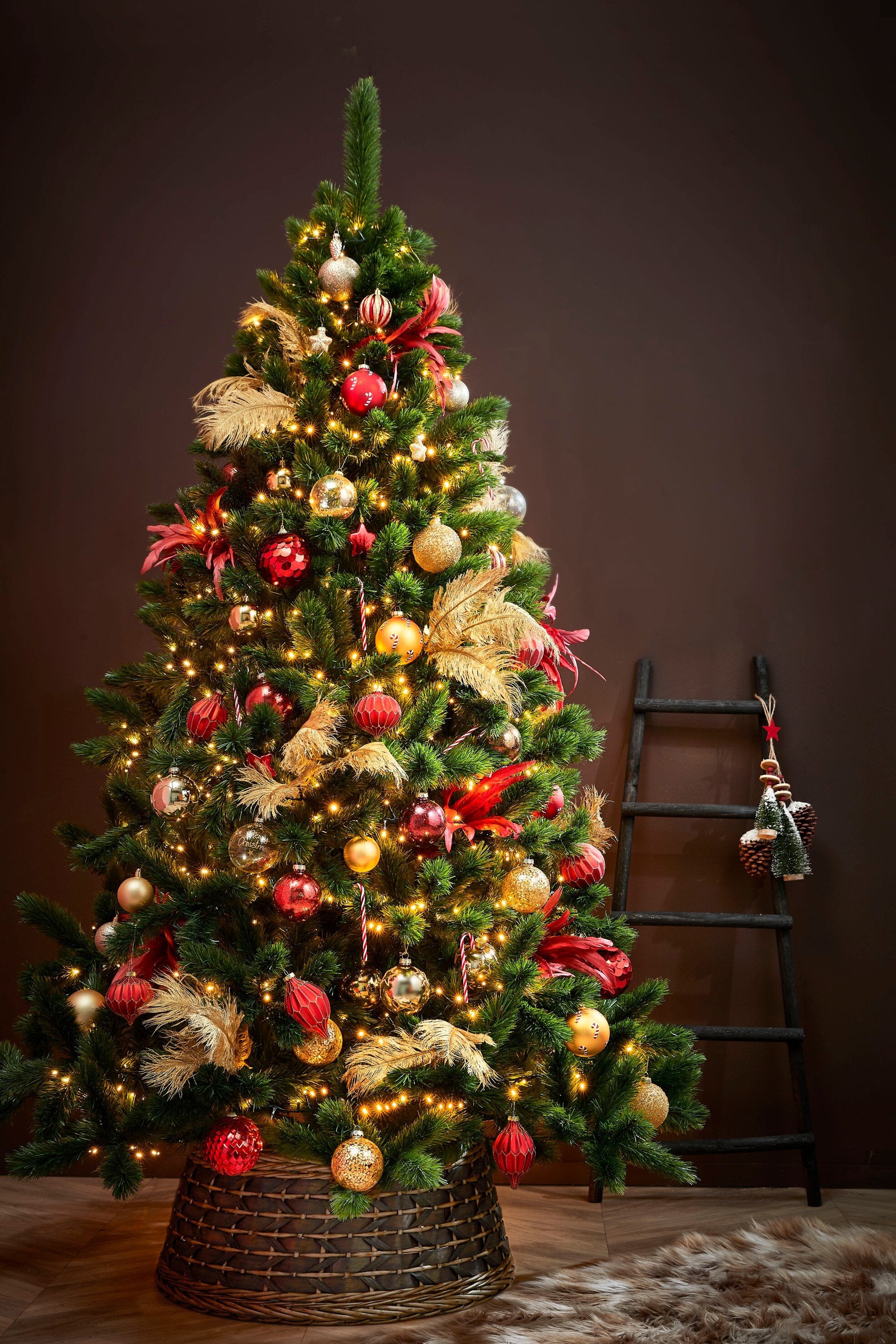 Decoration Ladder Black - L29Xw49Xh119Cm