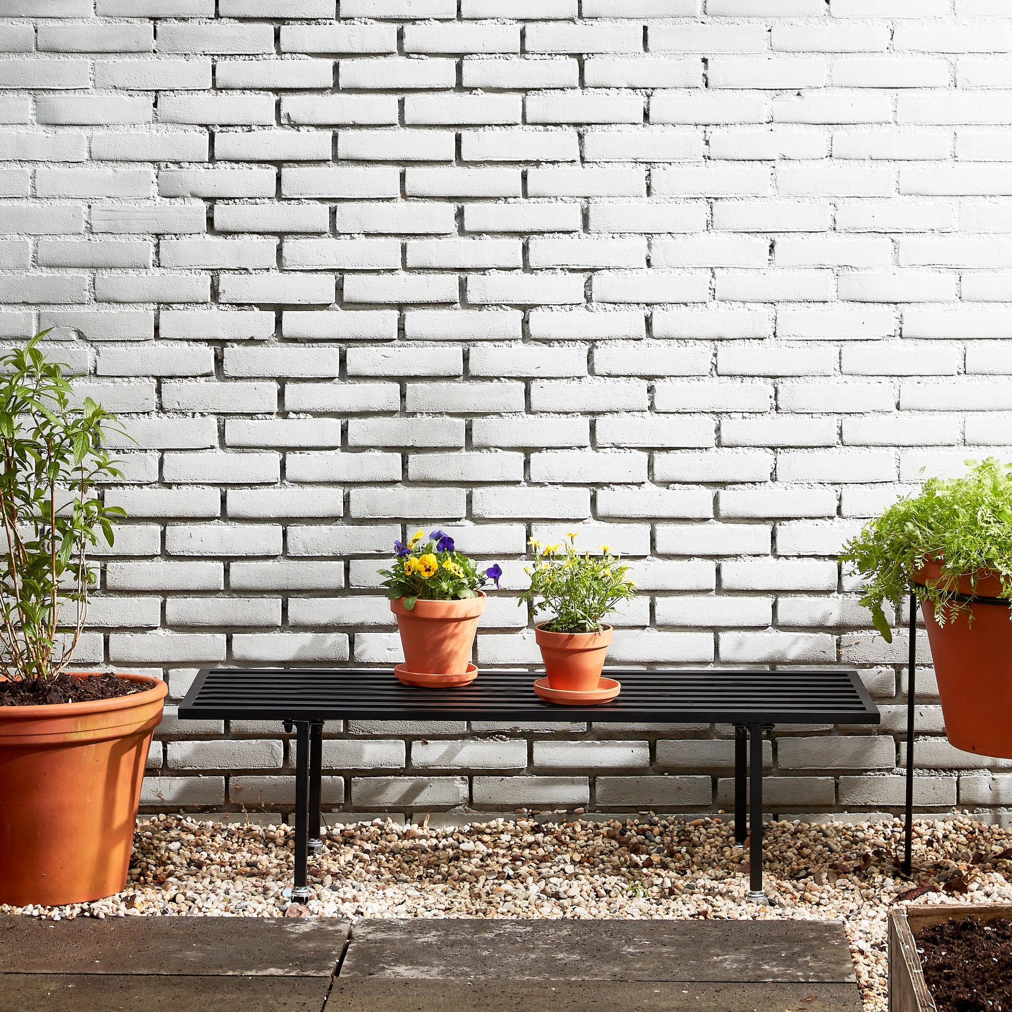 Greenrax Planttable Black - L118Xw38Xh36Cm