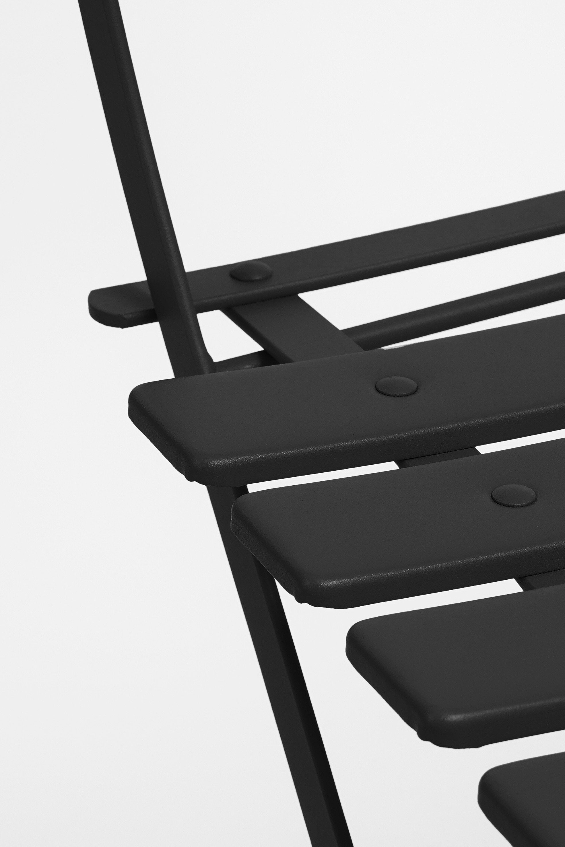 Laurence Bistro Set Black 3 Pieces