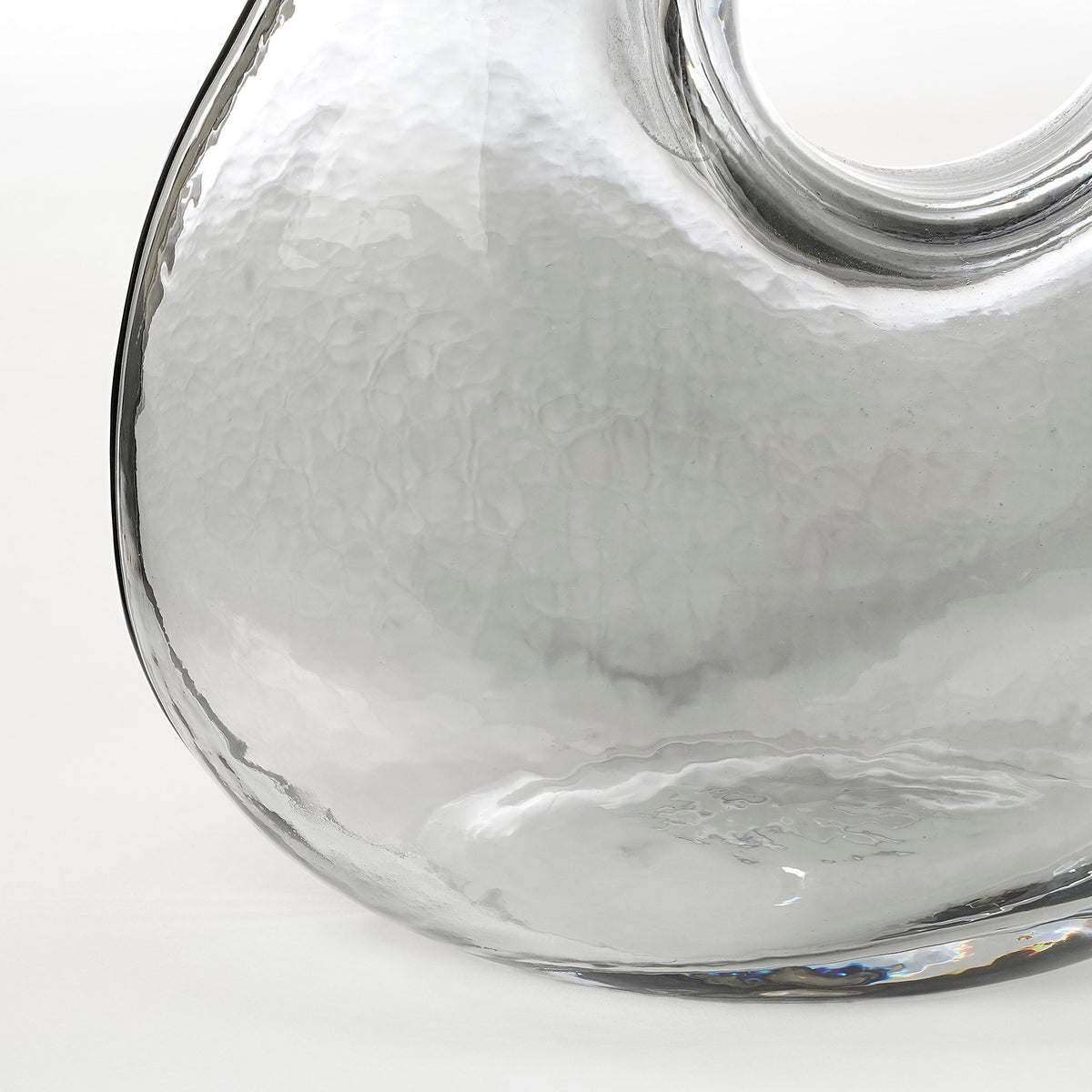 Jay Vase Glass L. Grey - L18,5Xw10,5Xh25Cm