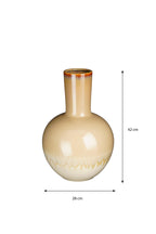 Holm Vase Cream - H42Xd27,5Cm