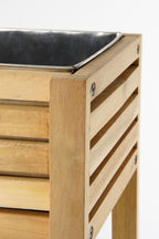 Glenwood Planter Rectangle Brown - L70Xw30Xh75Cm