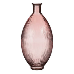 MICA DECORATIONS FIRENZA FLESVAAS ROZE GERECYCLED GLAS - Tuincentrum Lopik