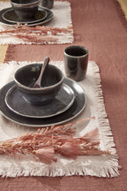 Tabo Dinnerware Set Black 16 Pieces