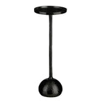 Colin Side Table Recycled Aluminium Black Fsc 100% - H68Xd24Cm