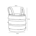 Basket Round Brown Set Of 2 - H30Xd32Cm