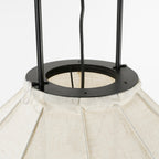 Pego Pendant Lamp - H94 X Ø70 Cm - Linen - Off White