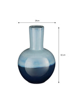 Holm Vase Blue - H42Xd28,5Cm