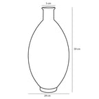 MICA DECORATIONS FIRENZA FLESVAAS ROZE GERECYCLED GLAS - Tuincentrum Lopik
