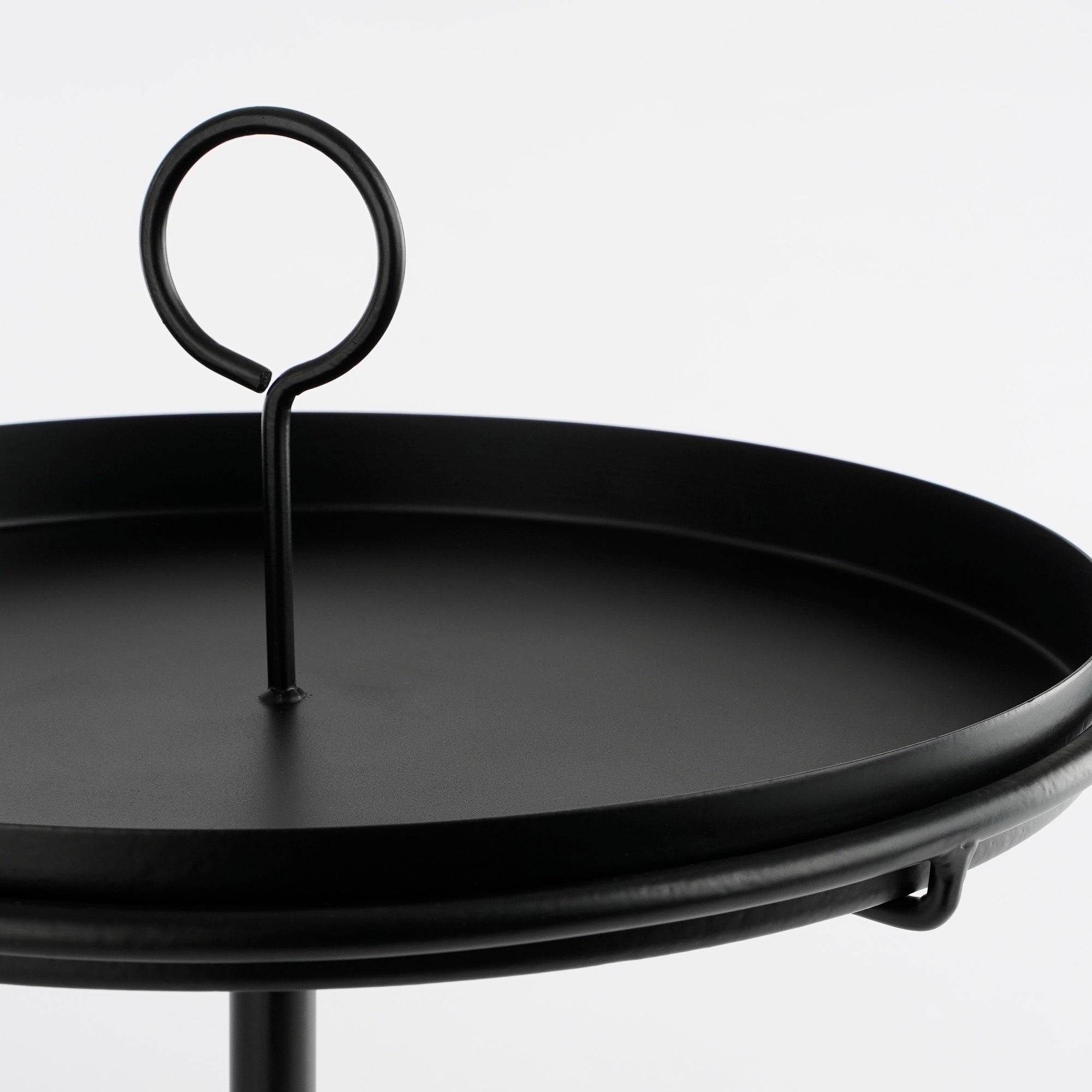Aston Tray With Clamp Detachable Black - H30Xd30,5Cm