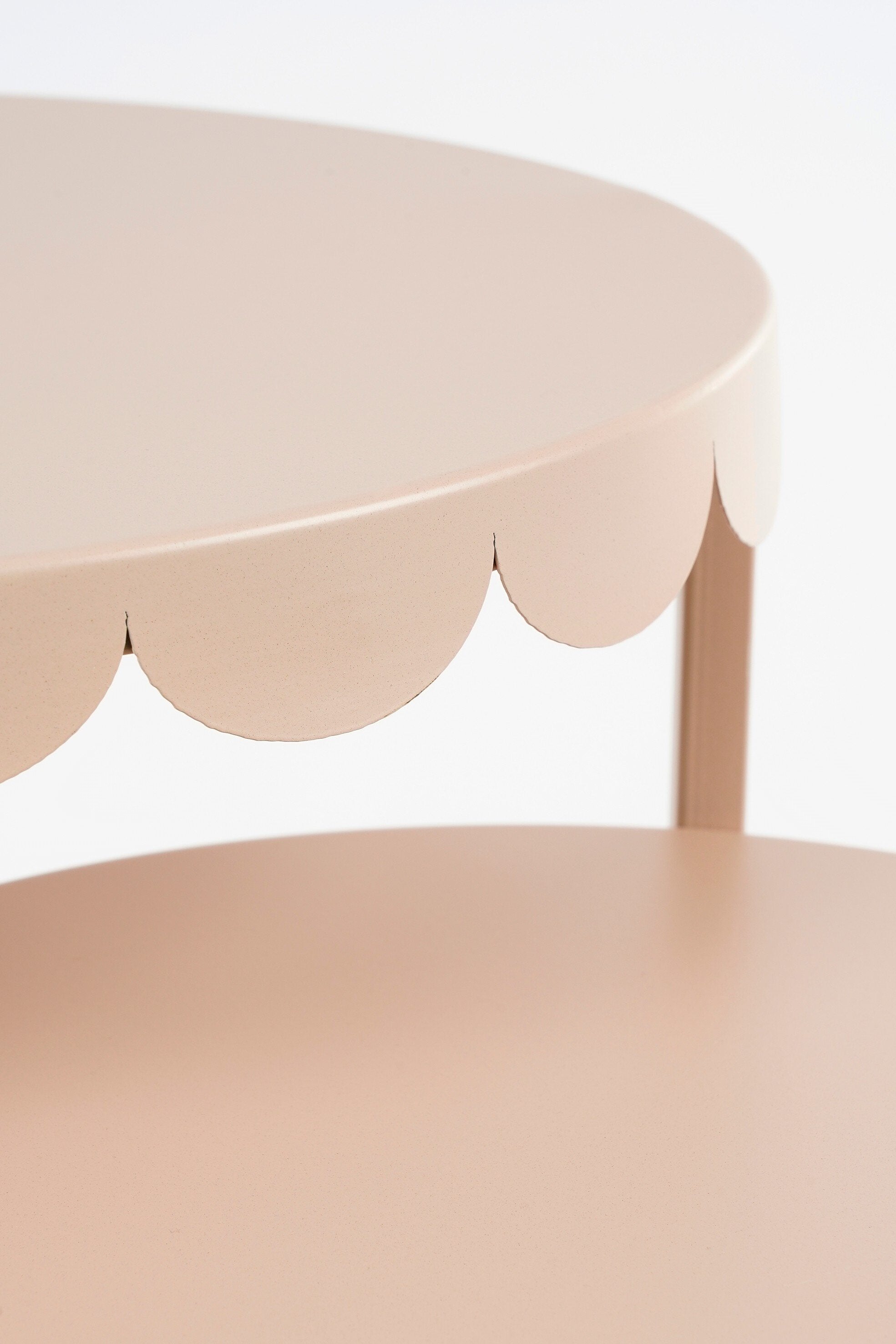 Lara Side Table L. Pink Set Of 2 - H51Xd40Cm