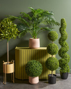 Areca Palm In Pot Green Waterproof & Uv Resistant - H134Xd50Cm