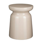 Stage Side Table Beige - H45Xd35Cm