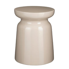 Stage Side Table Beige - H45Xd35Cm
