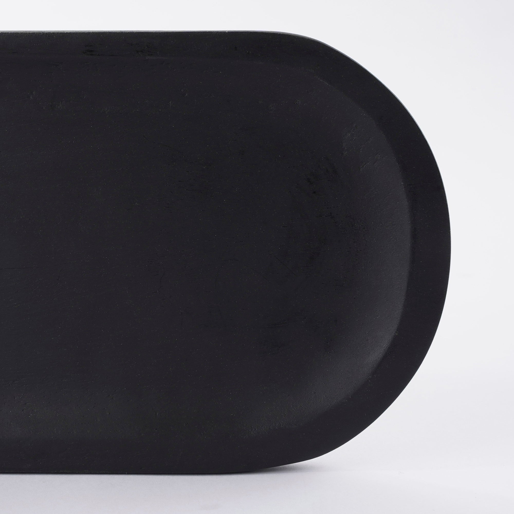 Tomar Bowl On Tray Black 4 Pieces Fsc 100% - L36Xw12Xh5Cm