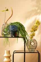 Jay Vase Glass L. Grey - L18,5Xw10,5Xh25Cm