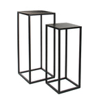 Goa Table Black Set Of 2 - L30Xw30Xh70Cm