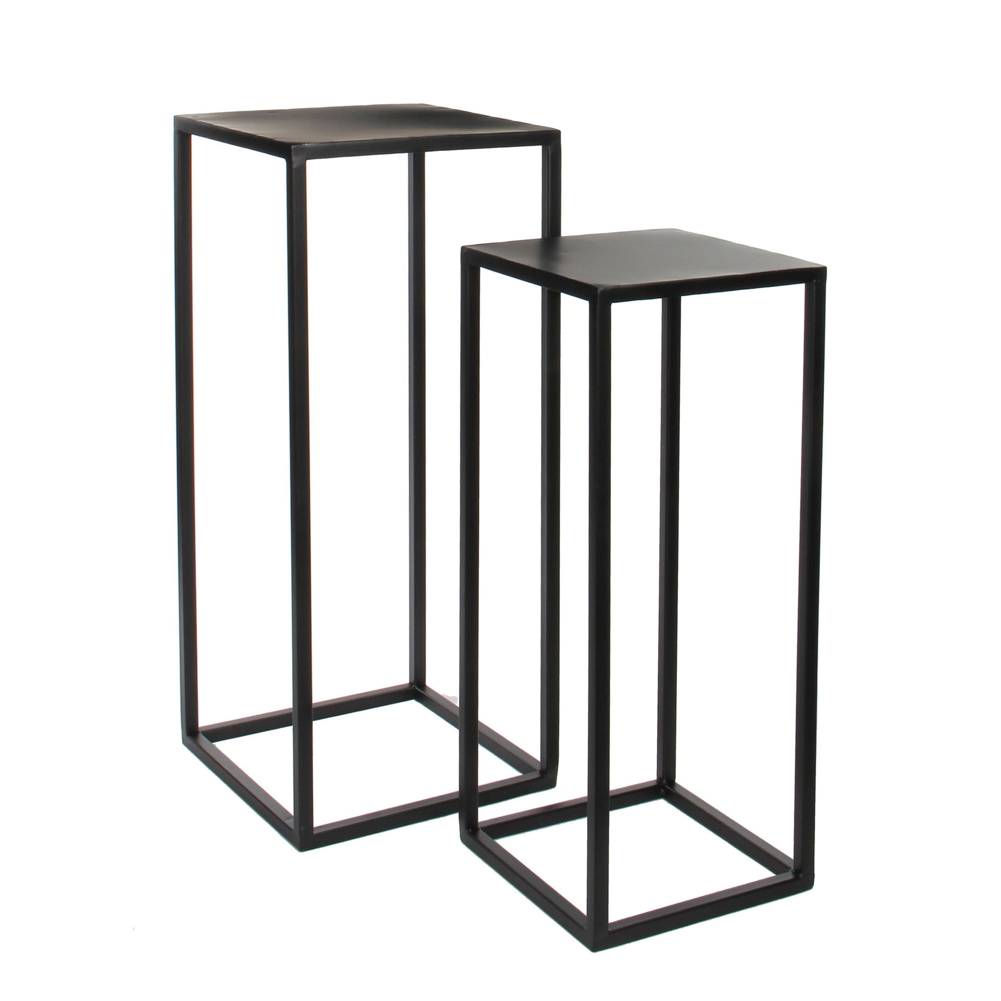 Goa Table Black Set Of 2 - L30Xw30Xh70Cm