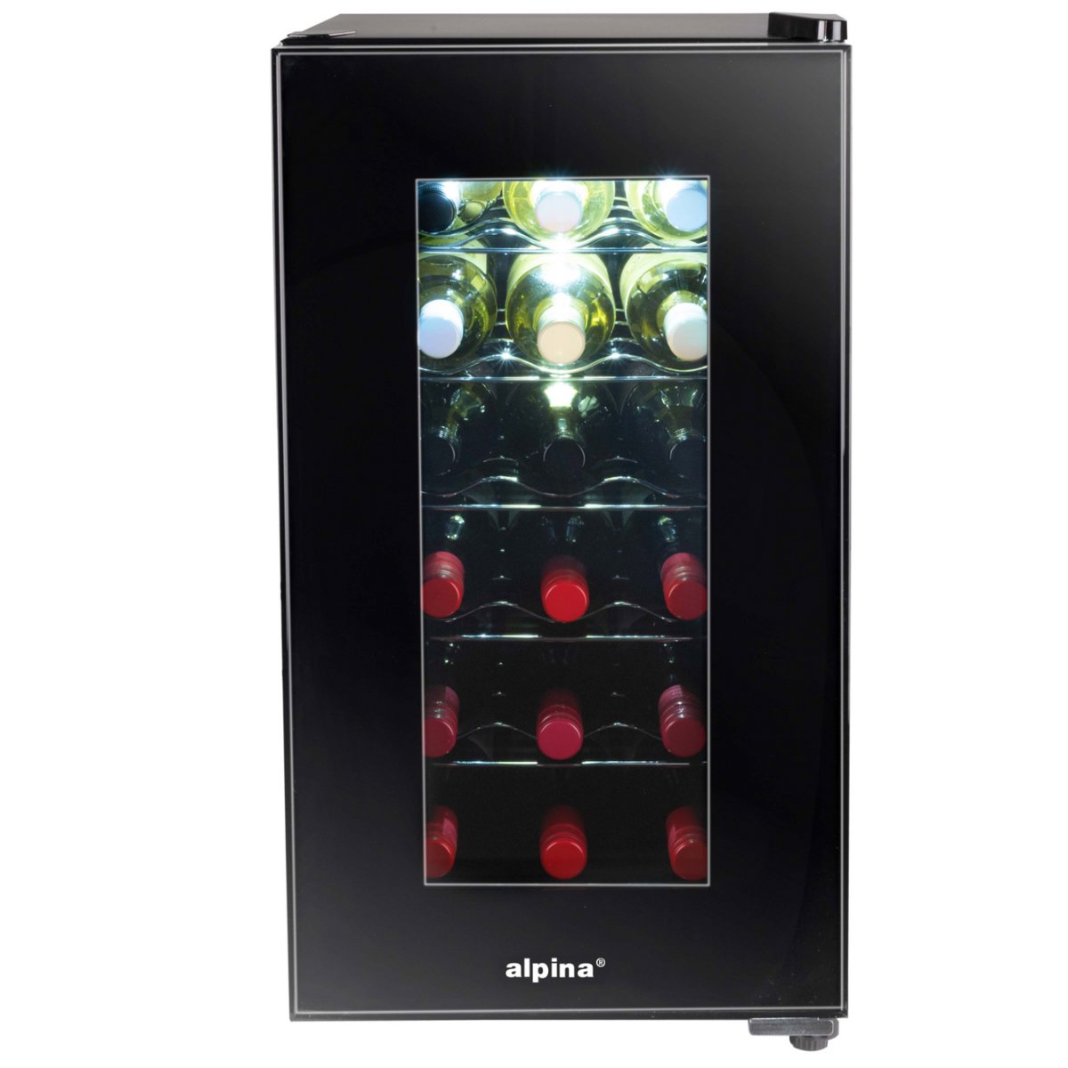ALPINA WIJNKOELKAST 230V 50L 18 FLESSEN - Tuincentrum Lopik