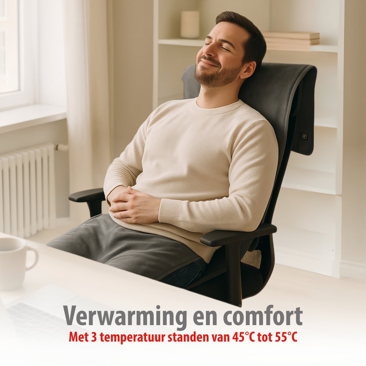 Heating Chair Cushion Grey