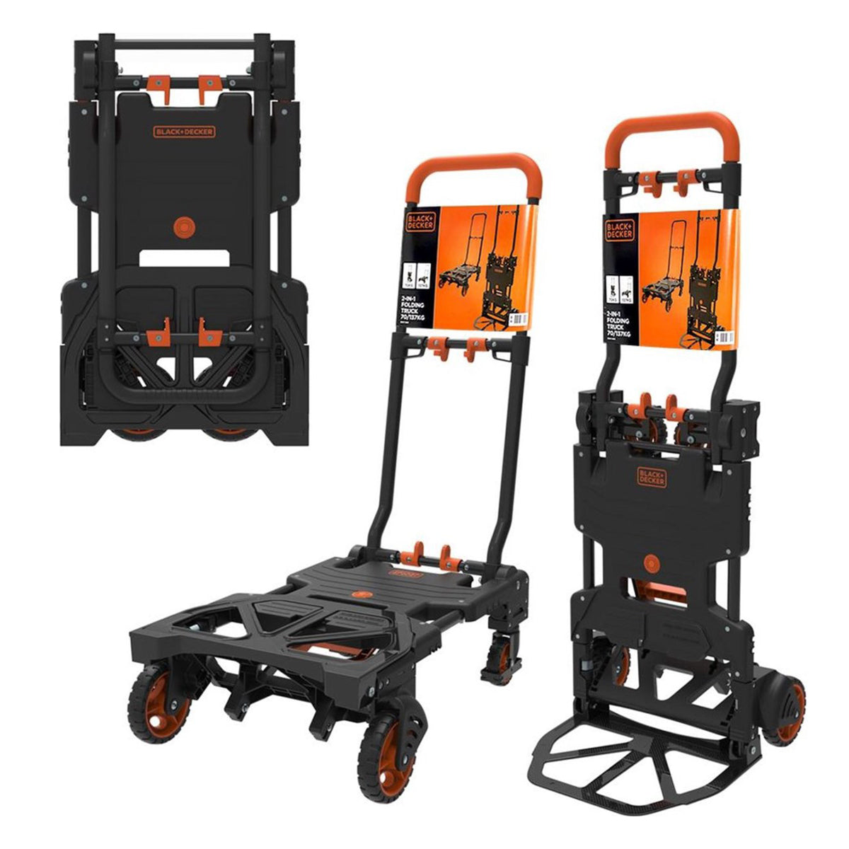 Handtruck Foldable 2In1 55/120Kg