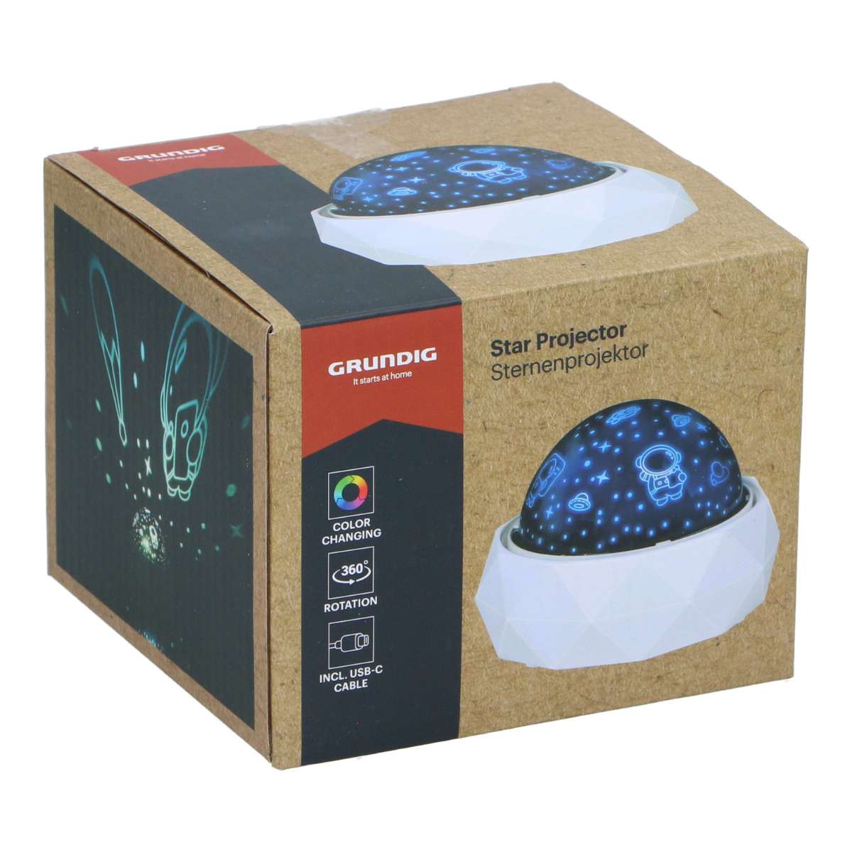 Star Projector Round Astronaut