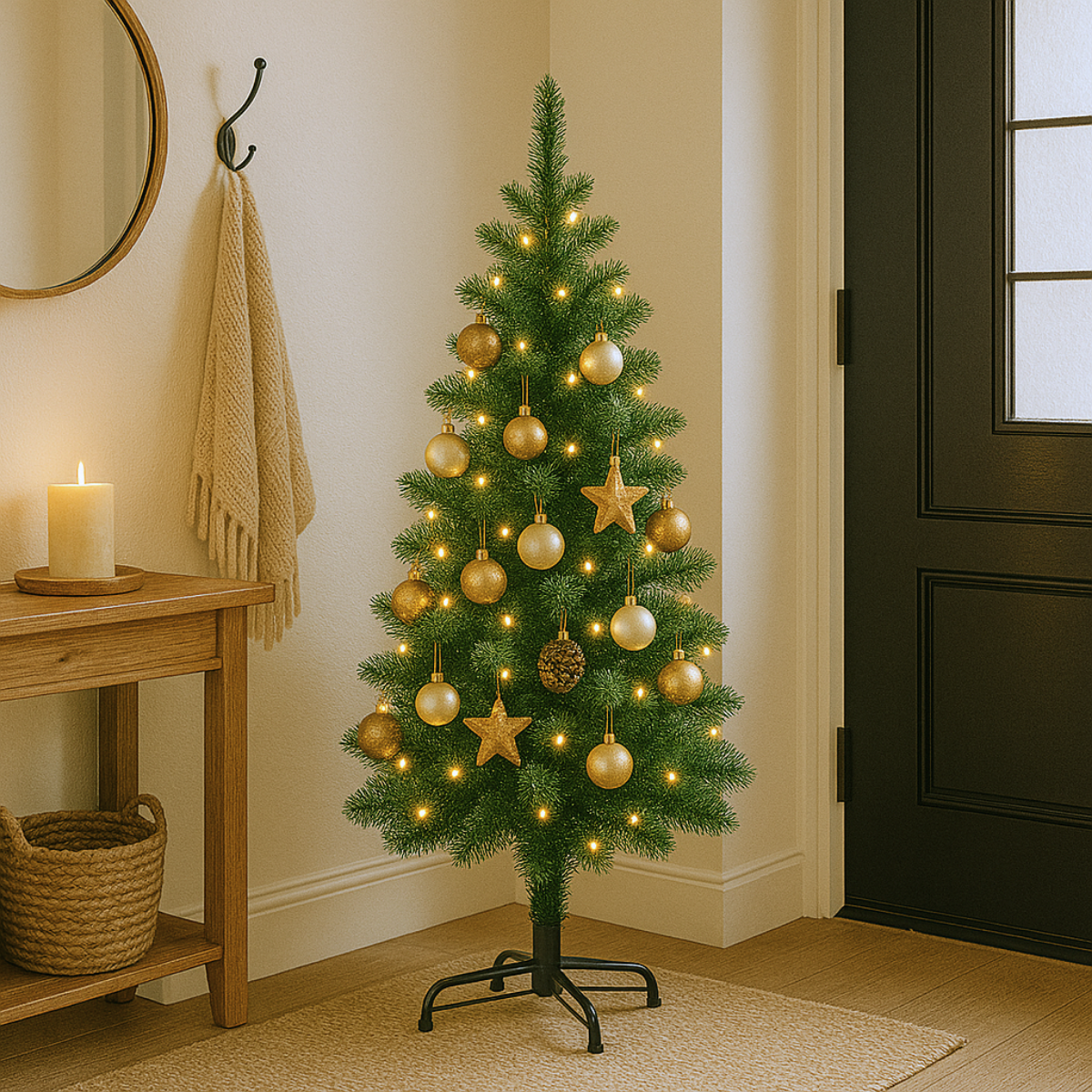 ARTI CASA KUNSTKERSTBOOM SNEEUW 150CM 350 TAKKEN - Tuincentrum Lopik