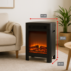 ALPINA SFEERHAARD LUZERN LED 1800W MET VERWARMING EN VLAMEFFECT - Tuincentrum Lopik