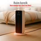 ALPINA PTC HEATER DIGITAL 800-2000W  DIGITALE KERAMISCHE VERWARMING - Tuincentrum Lopik
