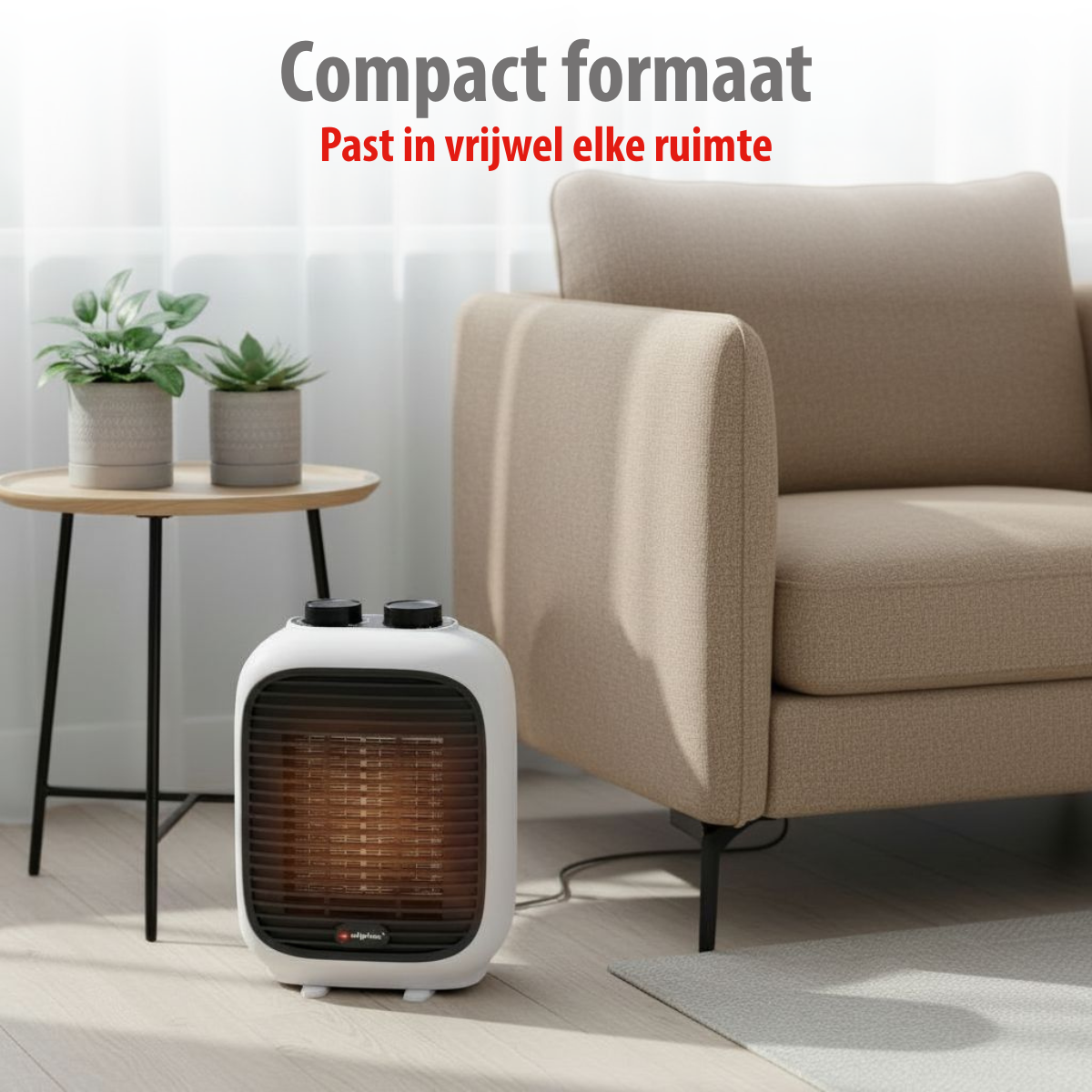 ALPINA PORTABLE HEATER 230V 1500W PTC KERAMISCHE VERWARMING - Tuincentrum Lopik