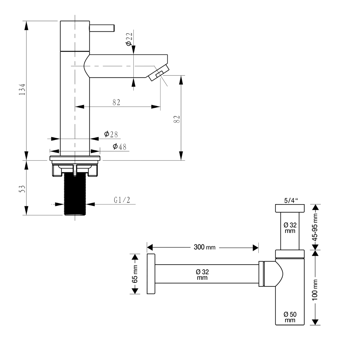 DIFFERNZ FLAT FONTEINSET BETON LICHTGRIJS KRAAN RECHT MAT ZWART 38X24X8CM - Tuincentrum Lopik