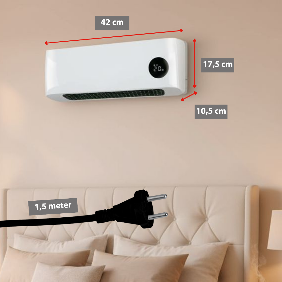 Ptc Heater Wall 1000/2000W