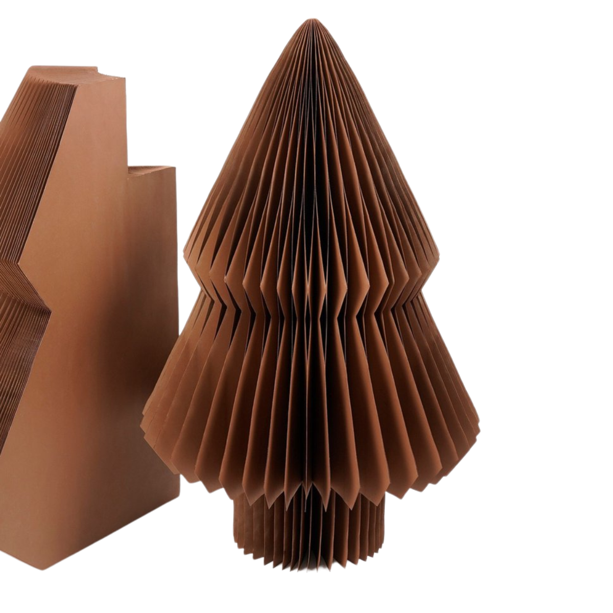 Decorative Christmas Tree - H152 X Ø104 Cm - Paper - Fsc Mix - Brown